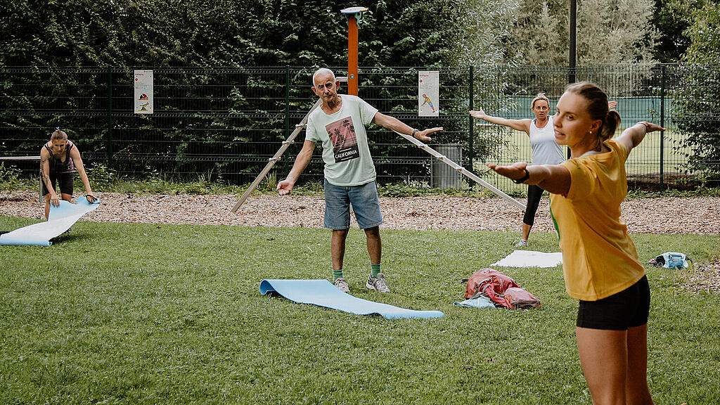 Bewegt im Park, Inklusives Training, Sportunion