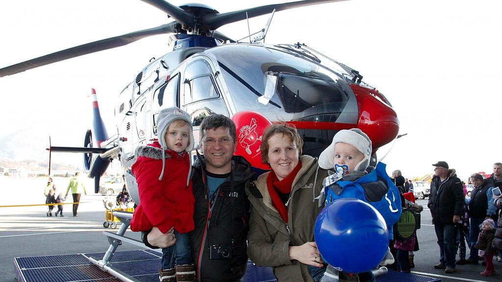Attraktionen für Groß und Klein gab es beim Familientag beim Salzburger Flughafen.