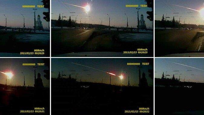 Meteorit schlägt in Russland ein: Bilder von Amateurfilmern