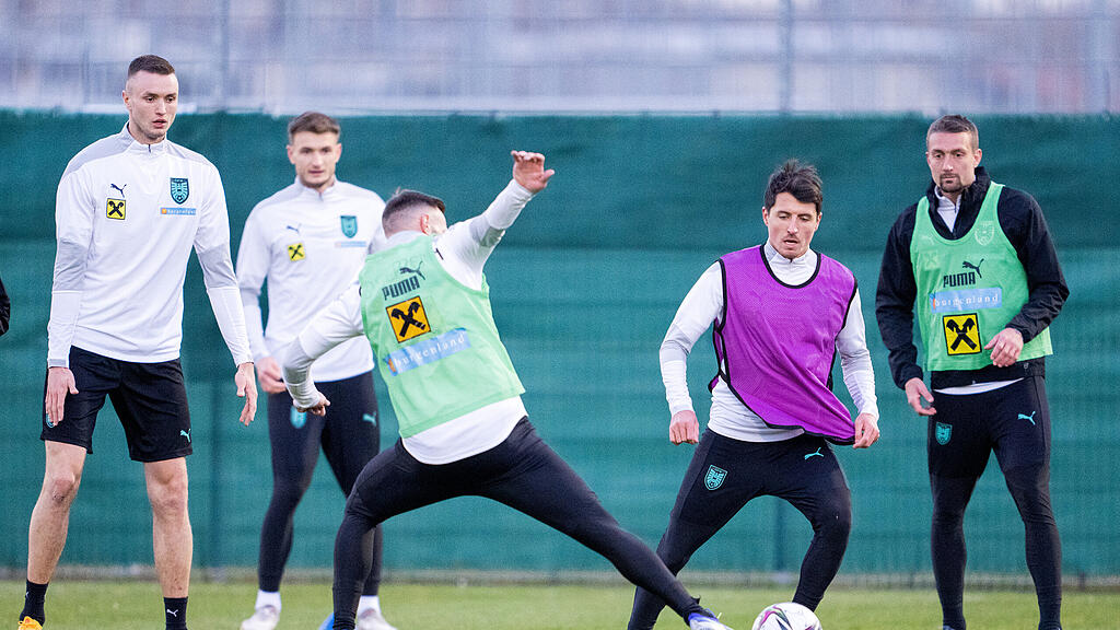 ÖFB-Training vor Wales
