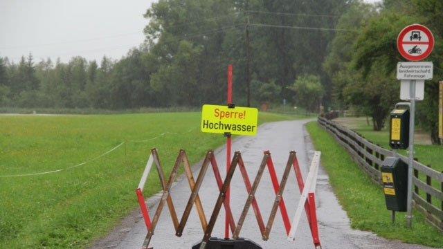 Hochwasser in Bruck und Mittersill