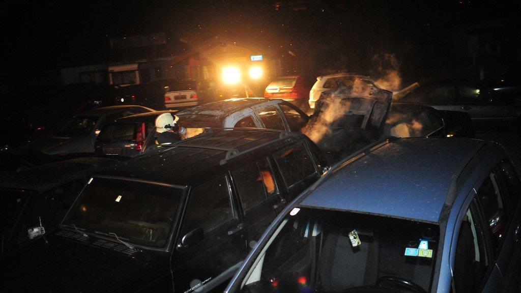 KFZ-Brand in Haid