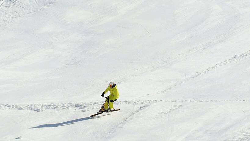 Snowbike-Rekordversuch in Obertauern
