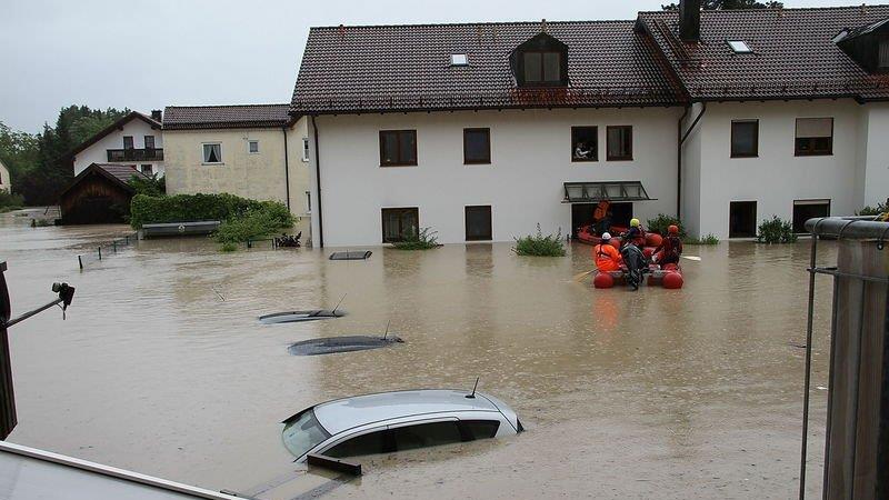 Evakuierung in Freilassing