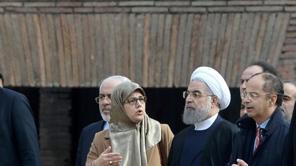 Irans Staatschef Rohani genoss die italienische Gastfreundschaft