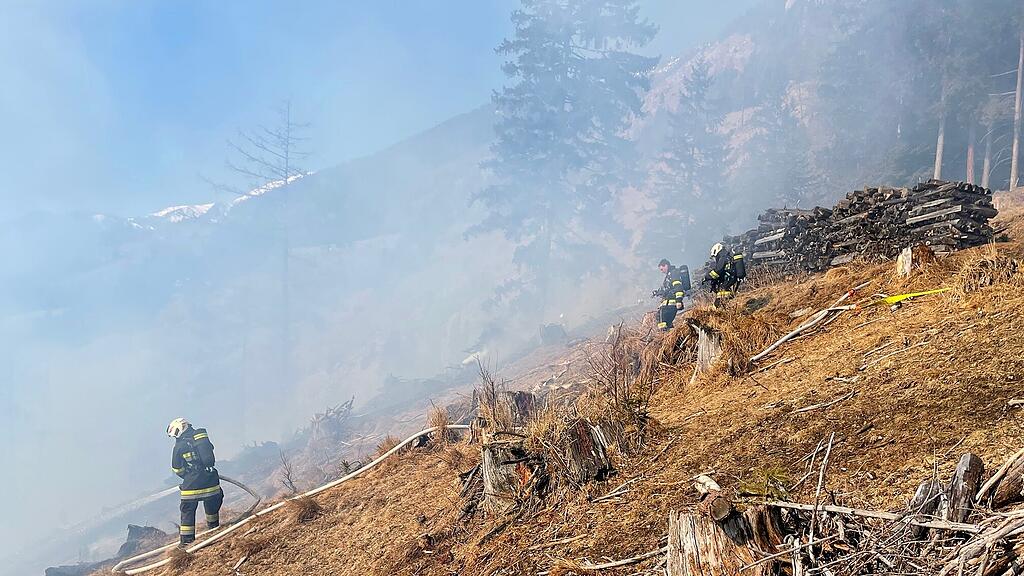 Waldbrand Spittal an der Drau
