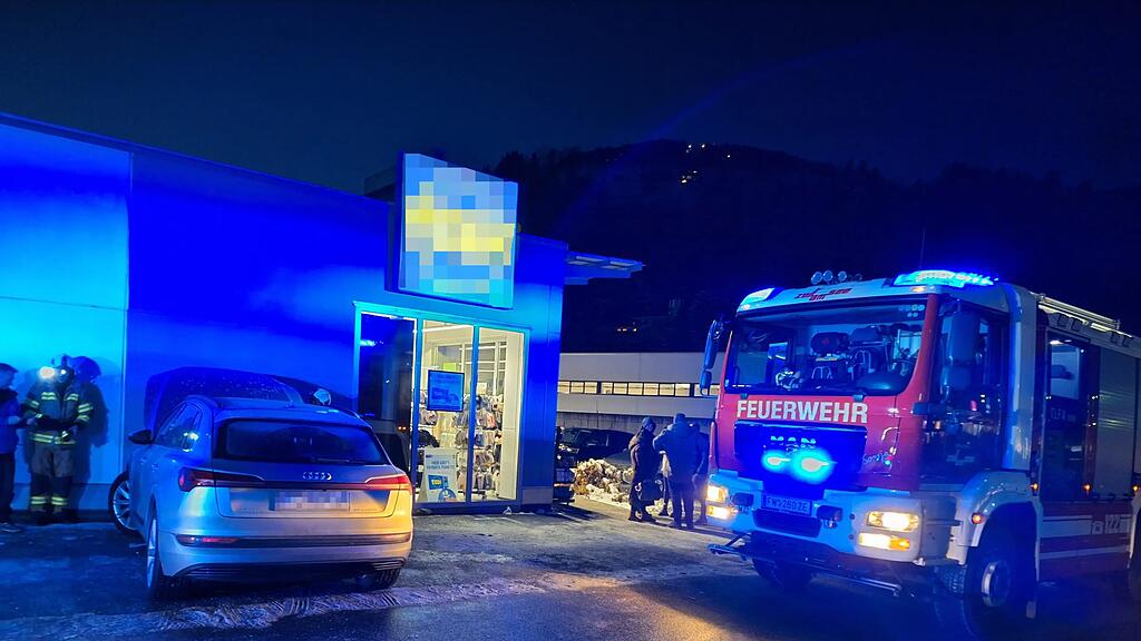 Brand E-Auto in Zell am See