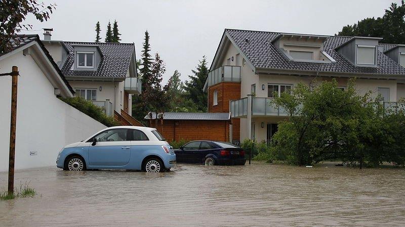 Hochwasser in Freilassing