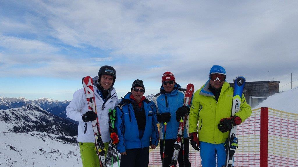 Schneekontrolle in Zauchensee