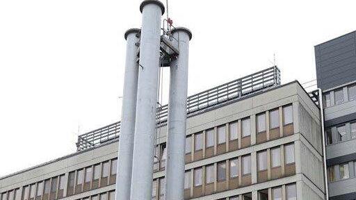 SALK baut Schlot ab
