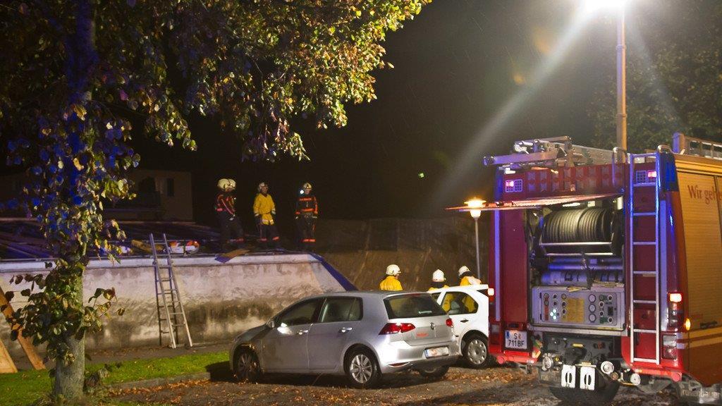 Sturm über Salzburg: Einsätze in der Stadt Salzburg