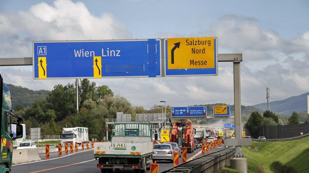 Neue Verkehrsführung bei Salzburg-Mitte
