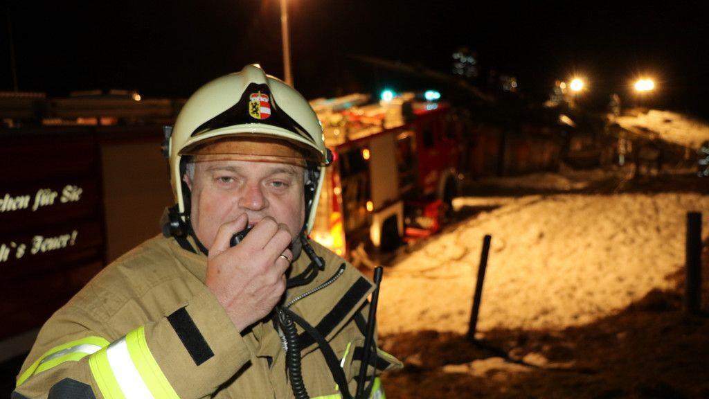 Großeinsatz in Dienten