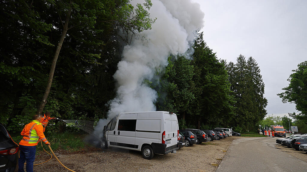 Fahrzeugbrand in Bad Reichenhall