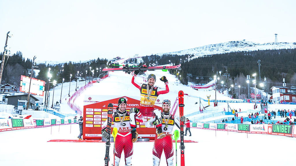 Hirscher-Jubel in Aare