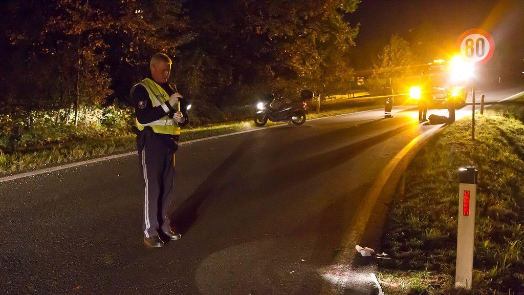 Pkw erwischte Fußgänger auf A1-Autobahnauffahrt