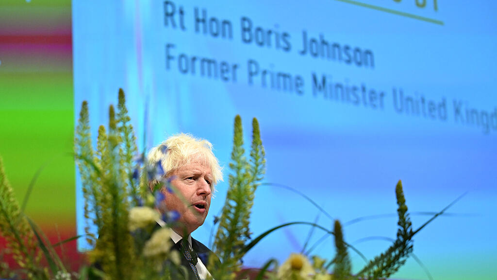 Boris Johnson beim Salzburg Summit