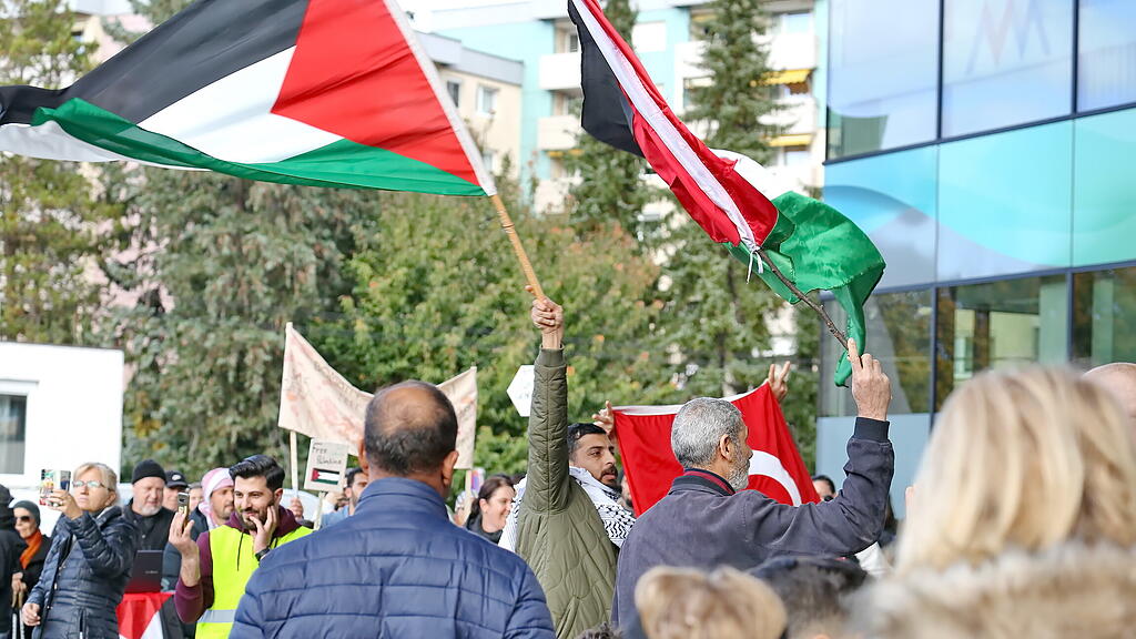 Zweite Palästina-Demo in Salzburg