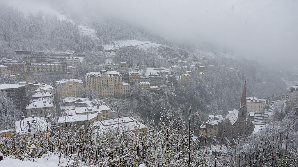 Wintereinbruch in Bad Gastein