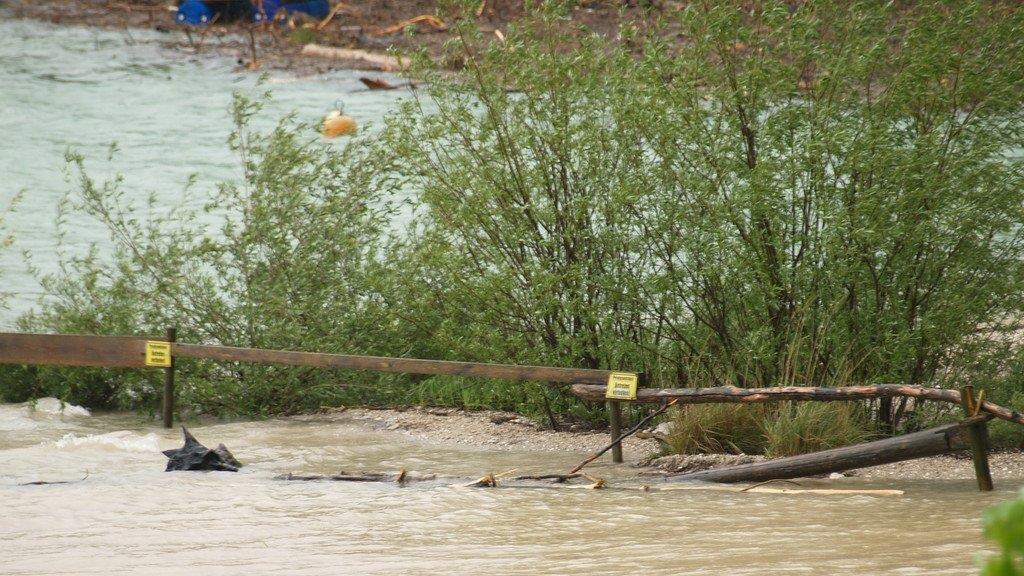 Hochwasser Mondsee/Attersee