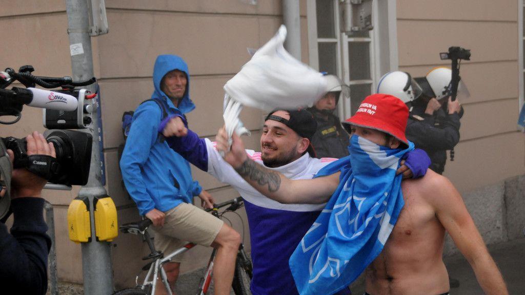 EL-Halbfinale in Salzburg: Fan-Marsch der Marseille-Anhänger