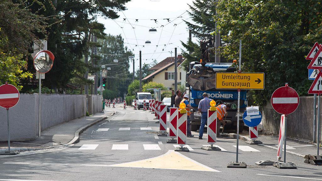 Arbeiten in der Schmiedingerstraße