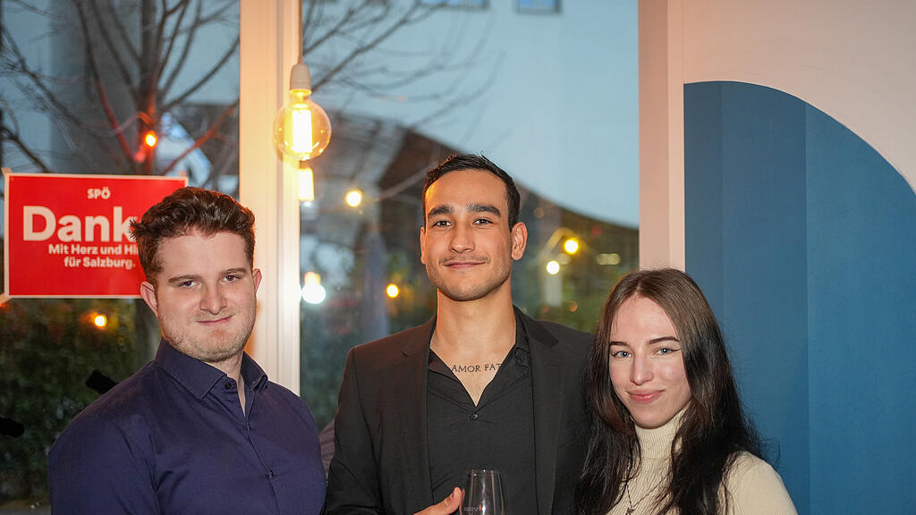 Die Wahlparty der SP\u00d6 in Salzburg