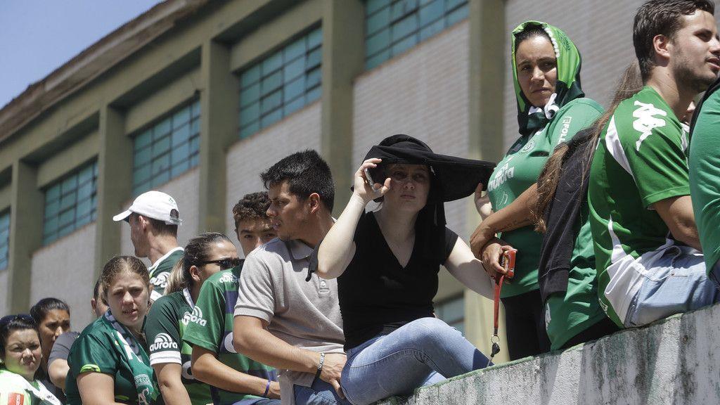 Chapecoense-Fans trauern