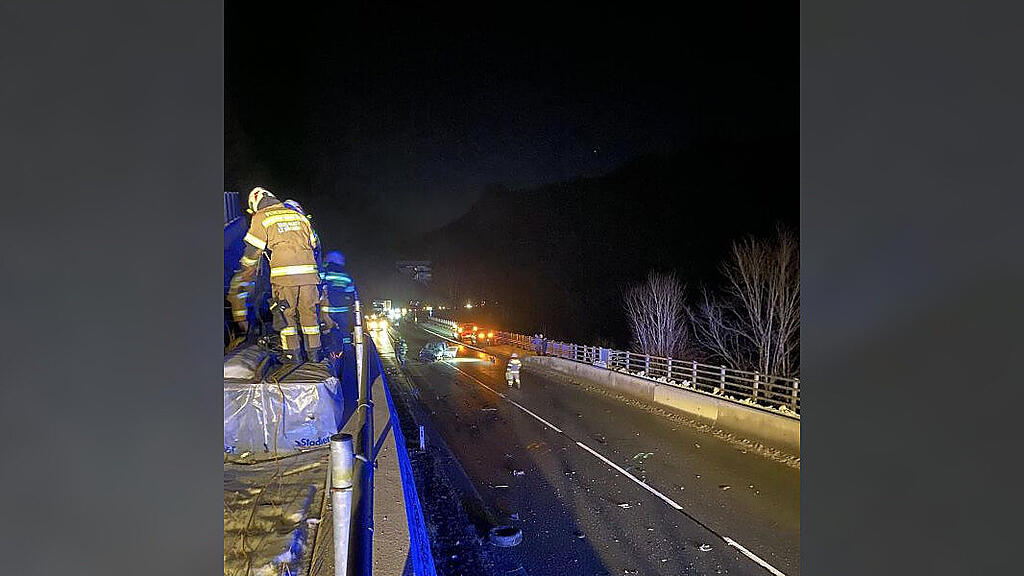 Frontalcrash auf B311 in Taxenbach