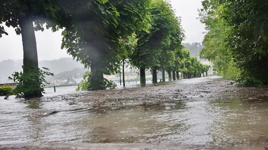 Hochwasser in Gmunden