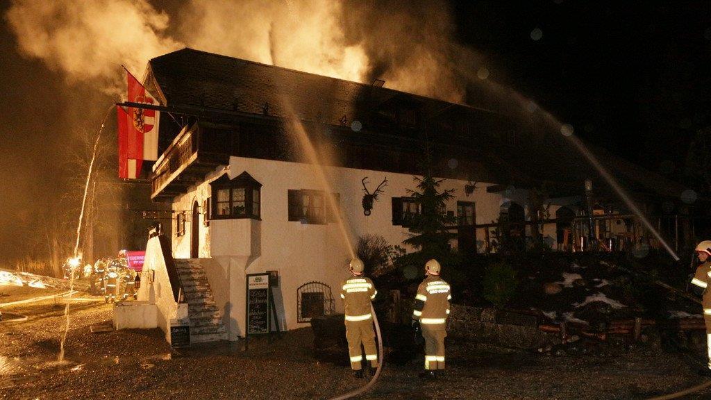 Feuerwehreinsatz in Großgmain