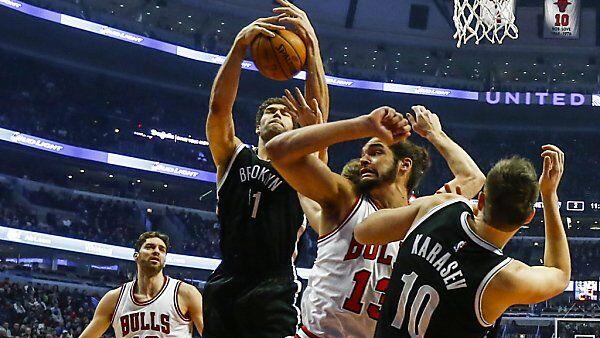 Heimniederlage der Chicago Bulls gegen Brooklyn