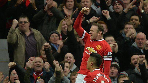 Doppelpack von Wayne Rooney für ManUnited
