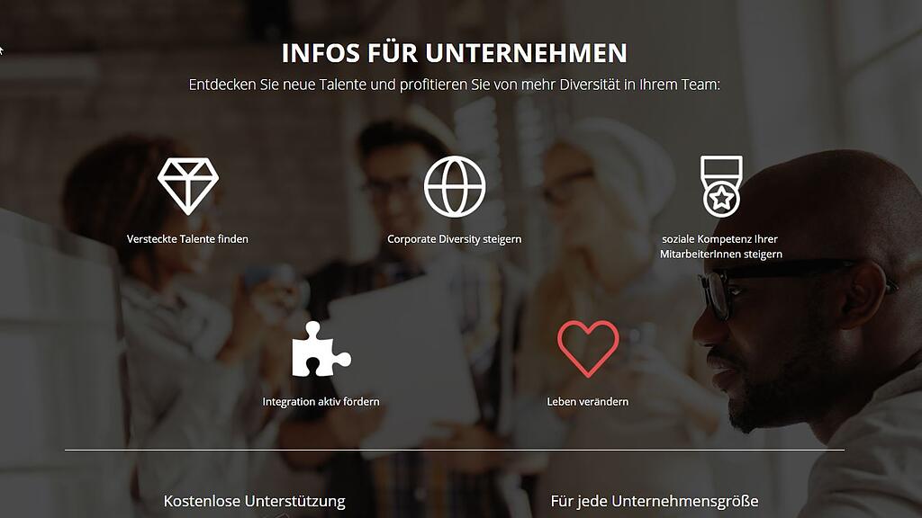 Das Portal vermittelt Jobs und Praktika an Asylwerber und Asylberechtigte.