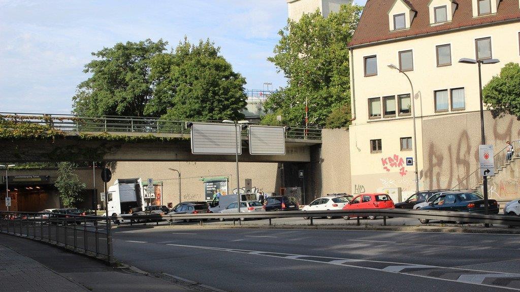 Leere Straßen in München