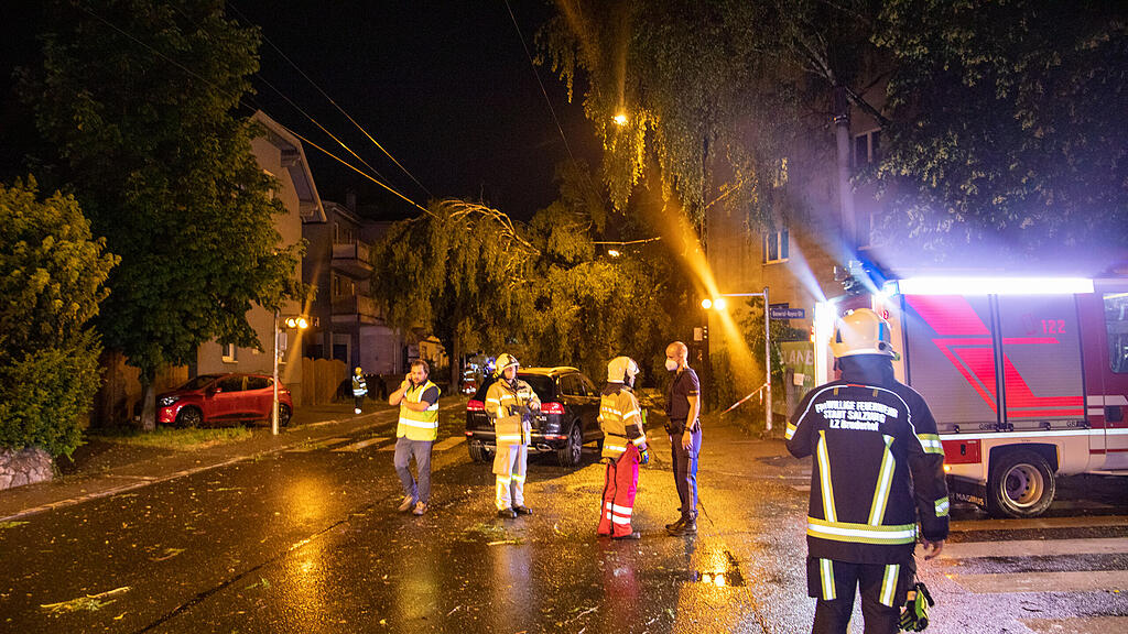 Unwetter Stadt Salzburg