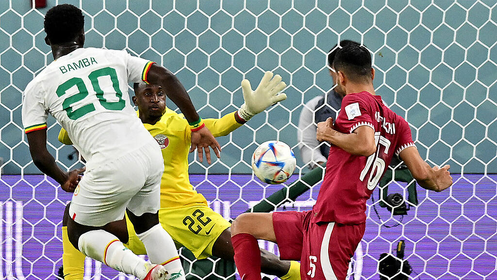 Bamba Dieng sorgte für den Endstand zugunsten des Senegal gegen Katar