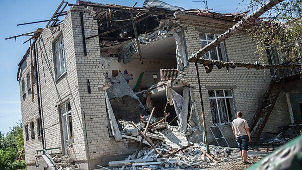 Spuren der Gewalt in der Ostukraine