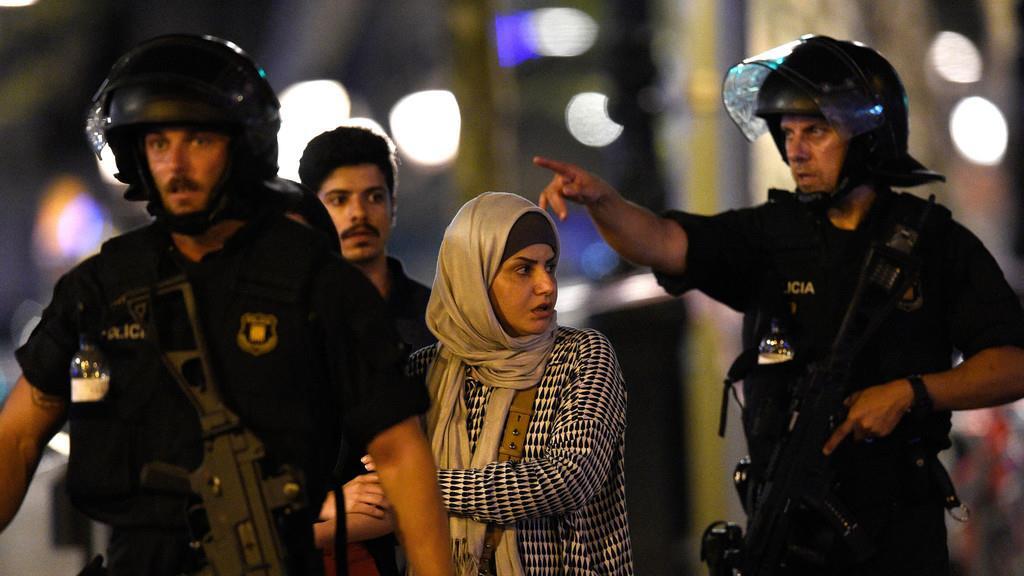 Terror in Barcelona: Bilder vom Abend