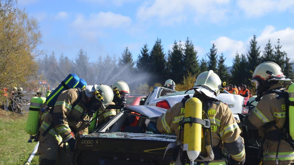 Gefahrgutübung auf der Tauernautobahn I