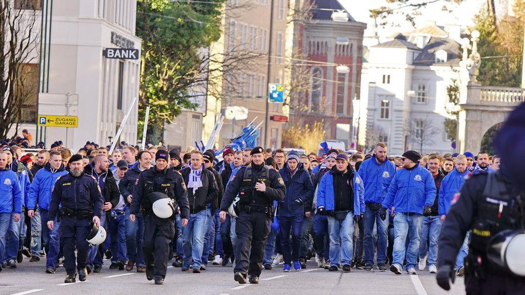 Schalke-Fans in Salzburg