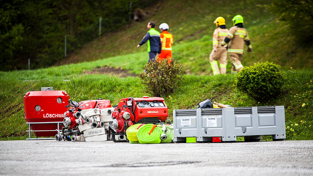 Waldbrand\u00fcbung D\u00fcrrnberg