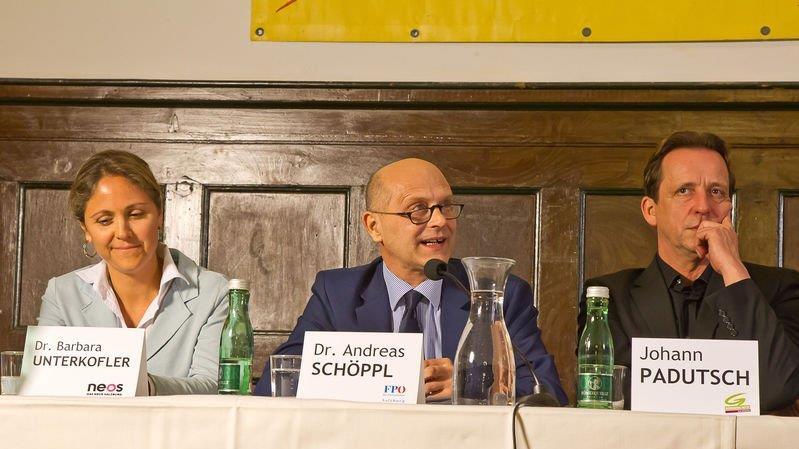 Wahlkonfrontation im Stieglkeller