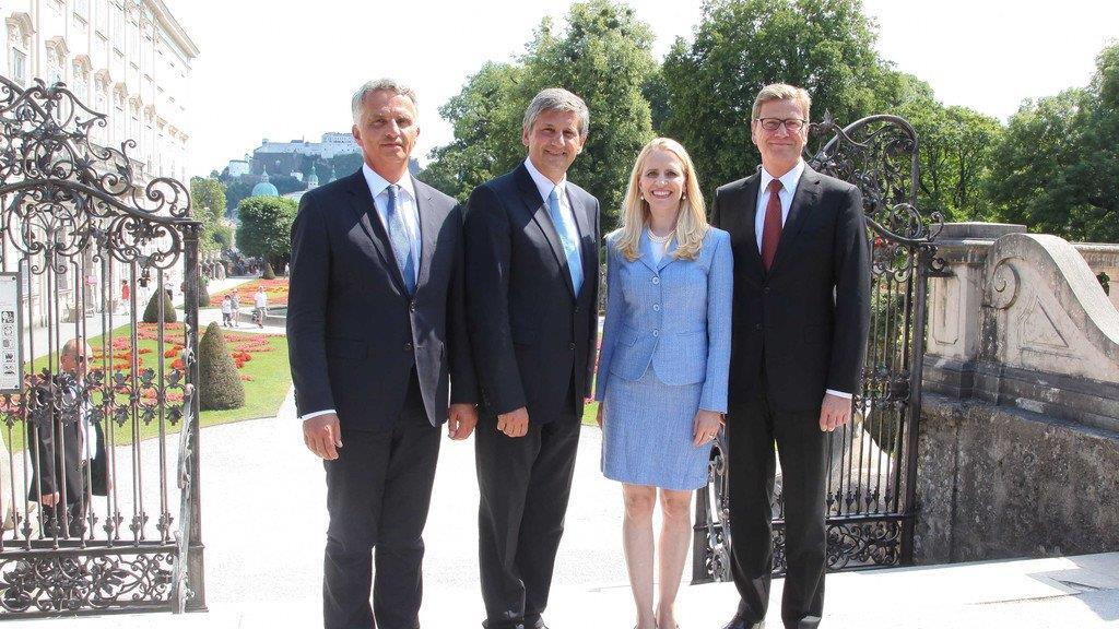 Außenminister-Treffen in Sbg