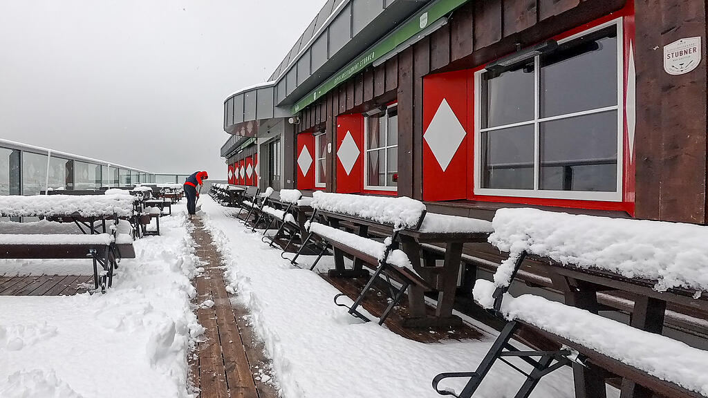 Schnee im Juli auf Salzburgs Bergen: Kaltfront sorgt für Wintereinbruch