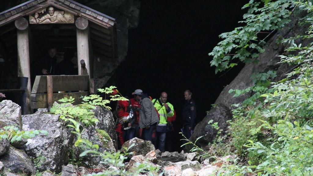 Einsatz in Lamprechtshöhle