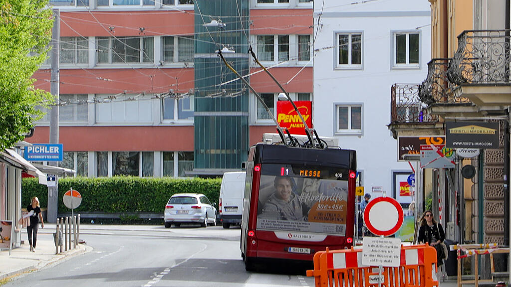 Bauarbeiten Maxglaner Hauptstraße