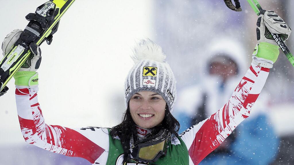 Anna Fenninger musste sich nach drei Siegen in Folge an einem 28. Dezember wieder geschlagen geben.