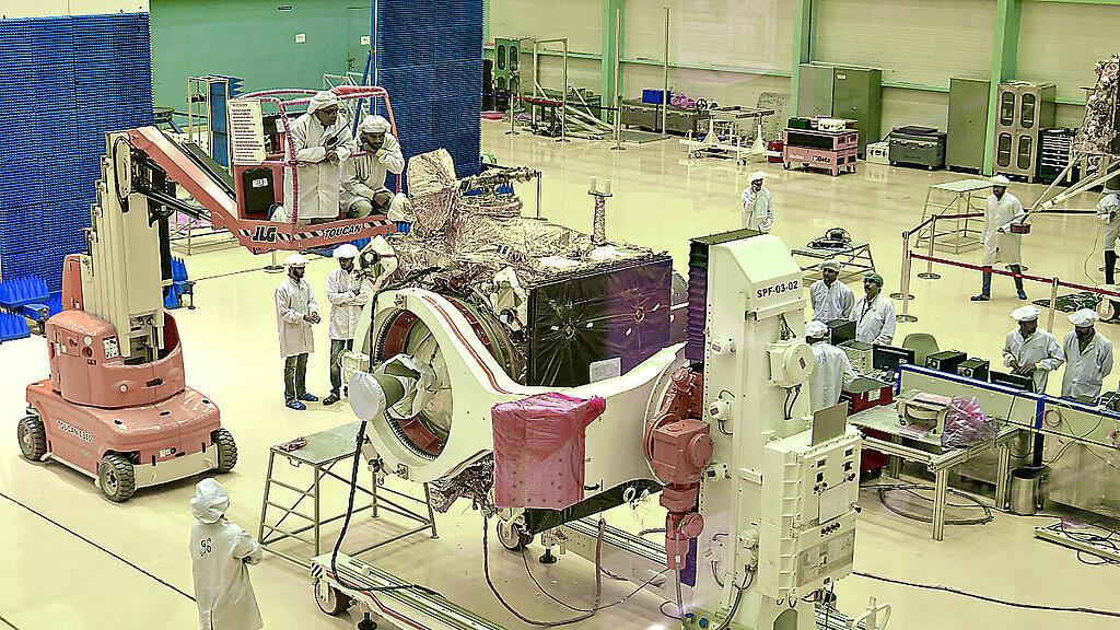 Chandrayaan-2 soll am Mond landen
