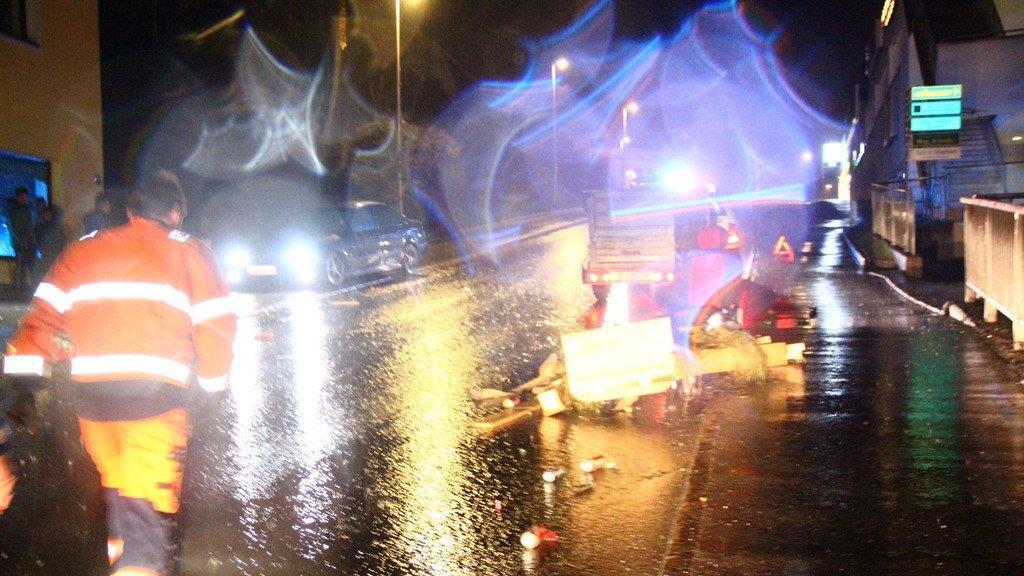 Polter-Unfall in St. Johann